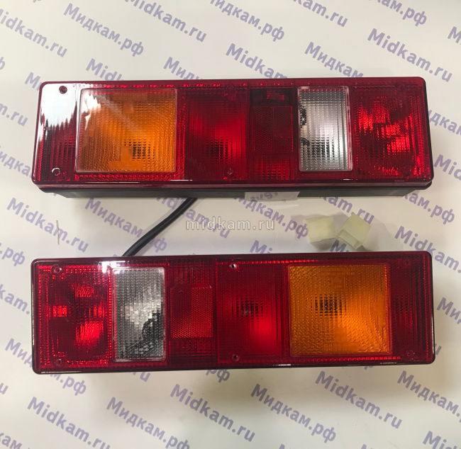 Фонари задние ЕВРО КамАЗ, МАЗ (в буфер) / левый + правый / Турция Фонари задние ЕВРО КамАЗ, МАЗ (в буфер) / левый + правый / Турция